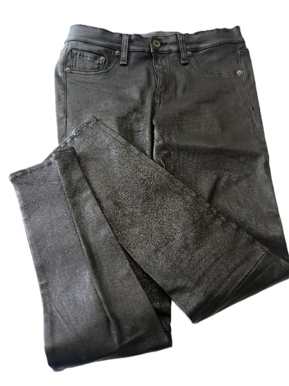 Rag & Bone Lamb Leather Pants Black Moto Quiet Luxury Size 28 Jean 3951